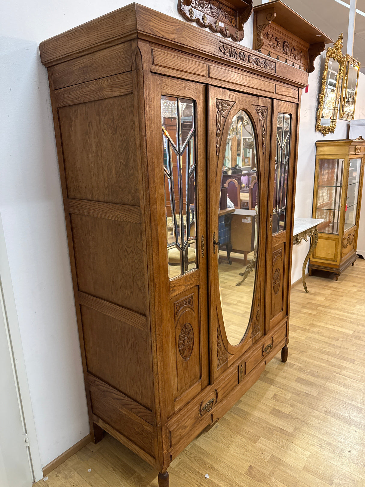 A beautiful Art Nouveau cabinet.