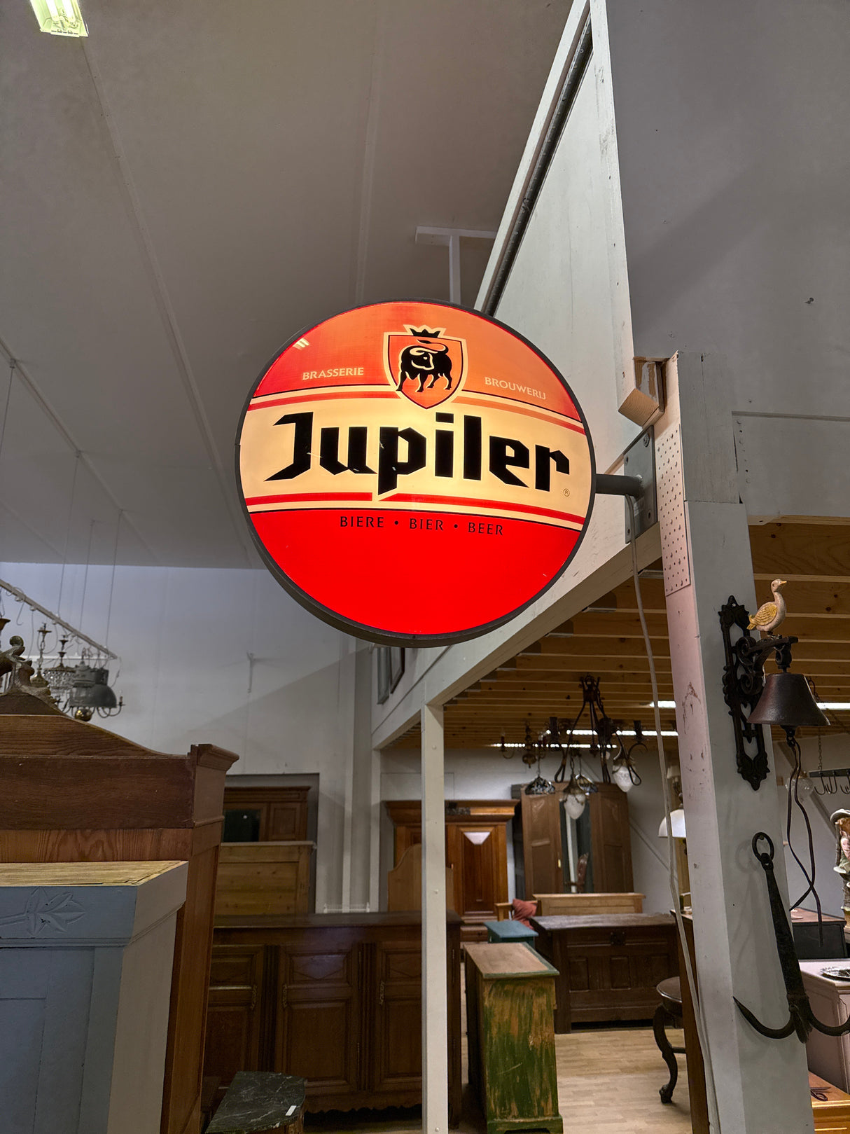 Jupiler neon sign