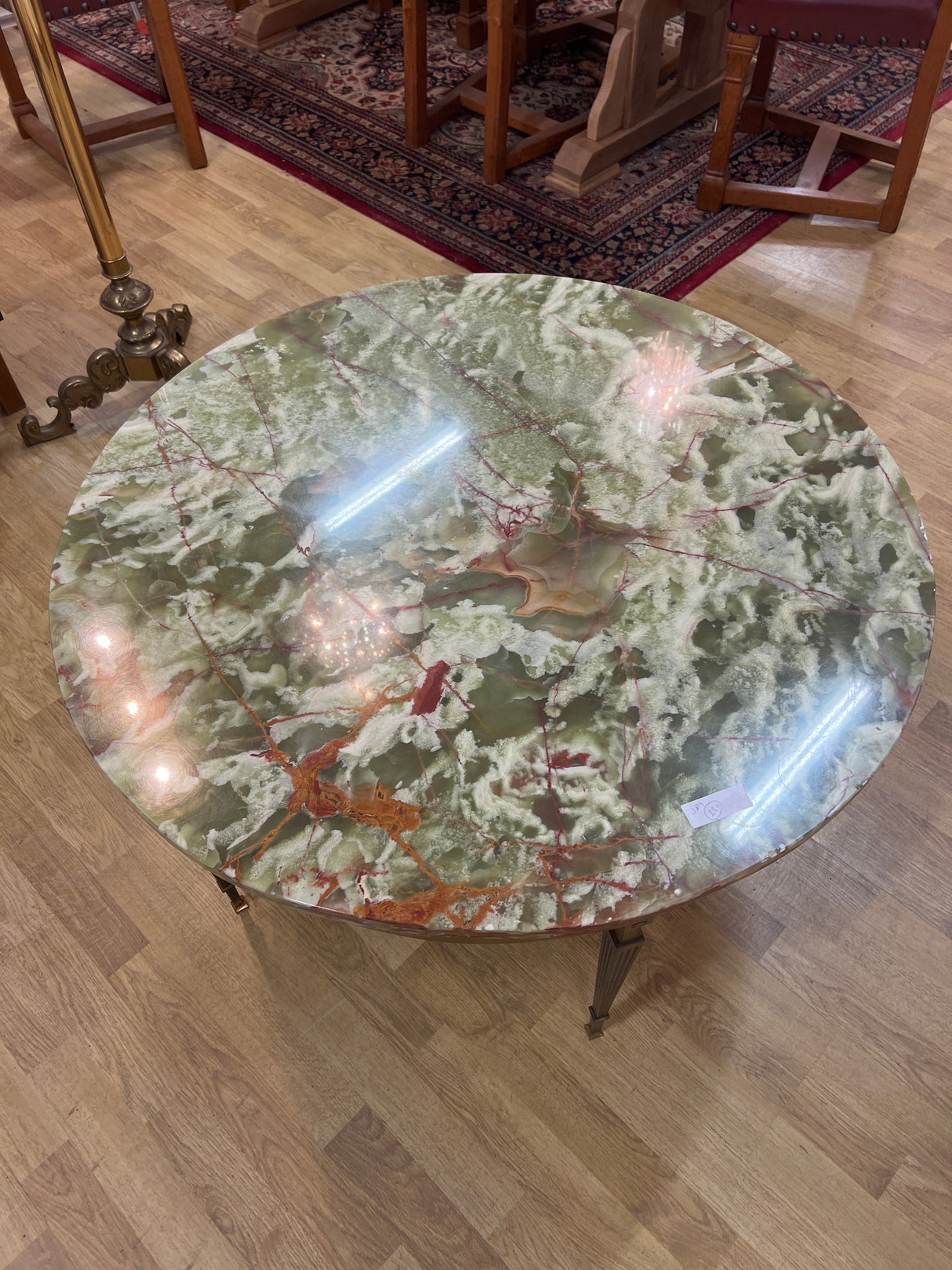 Beautiful Empire coffee table. Diameter 90cm, Height 48.5cm.