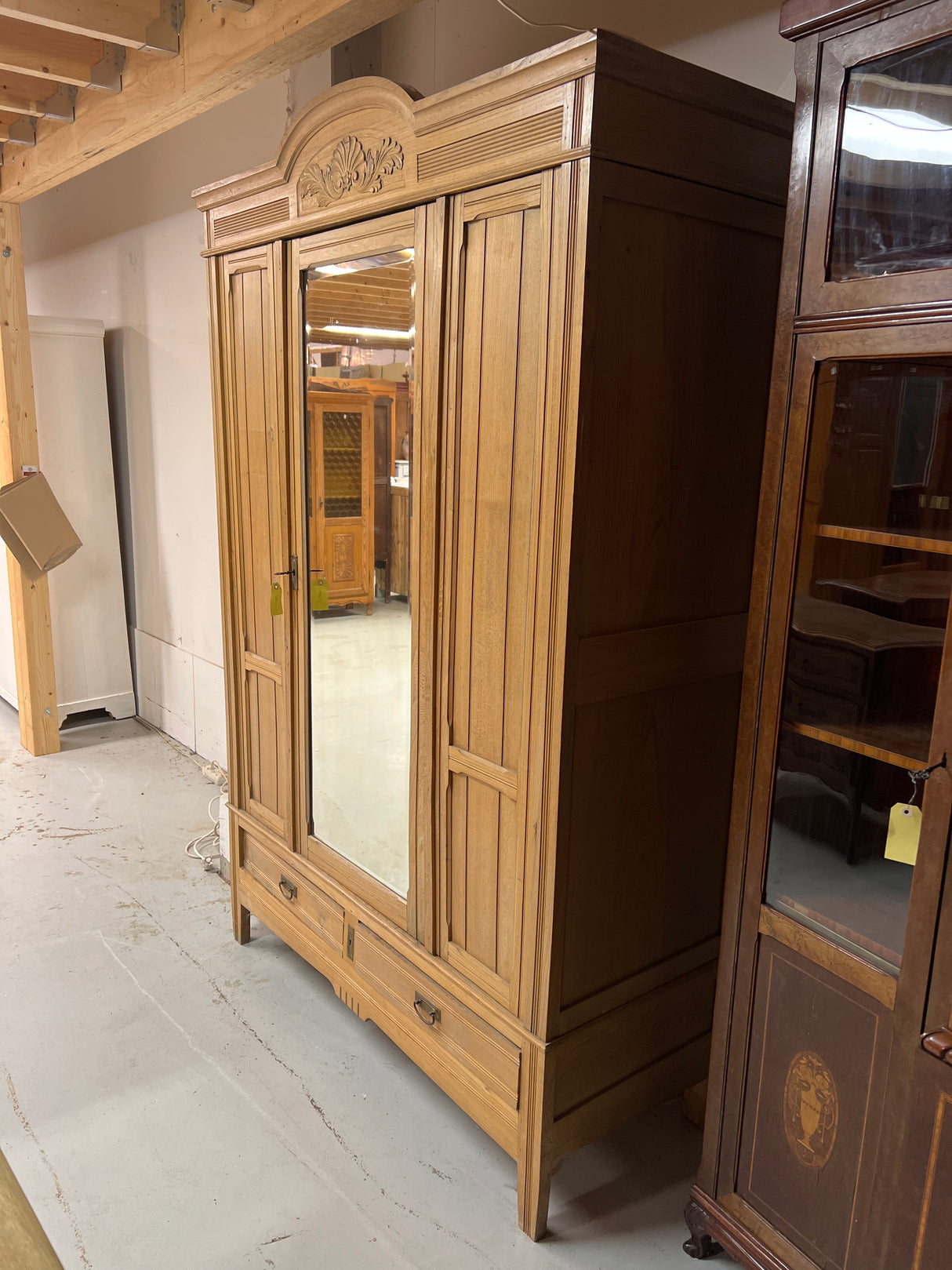 Art Nouveau wardrobe