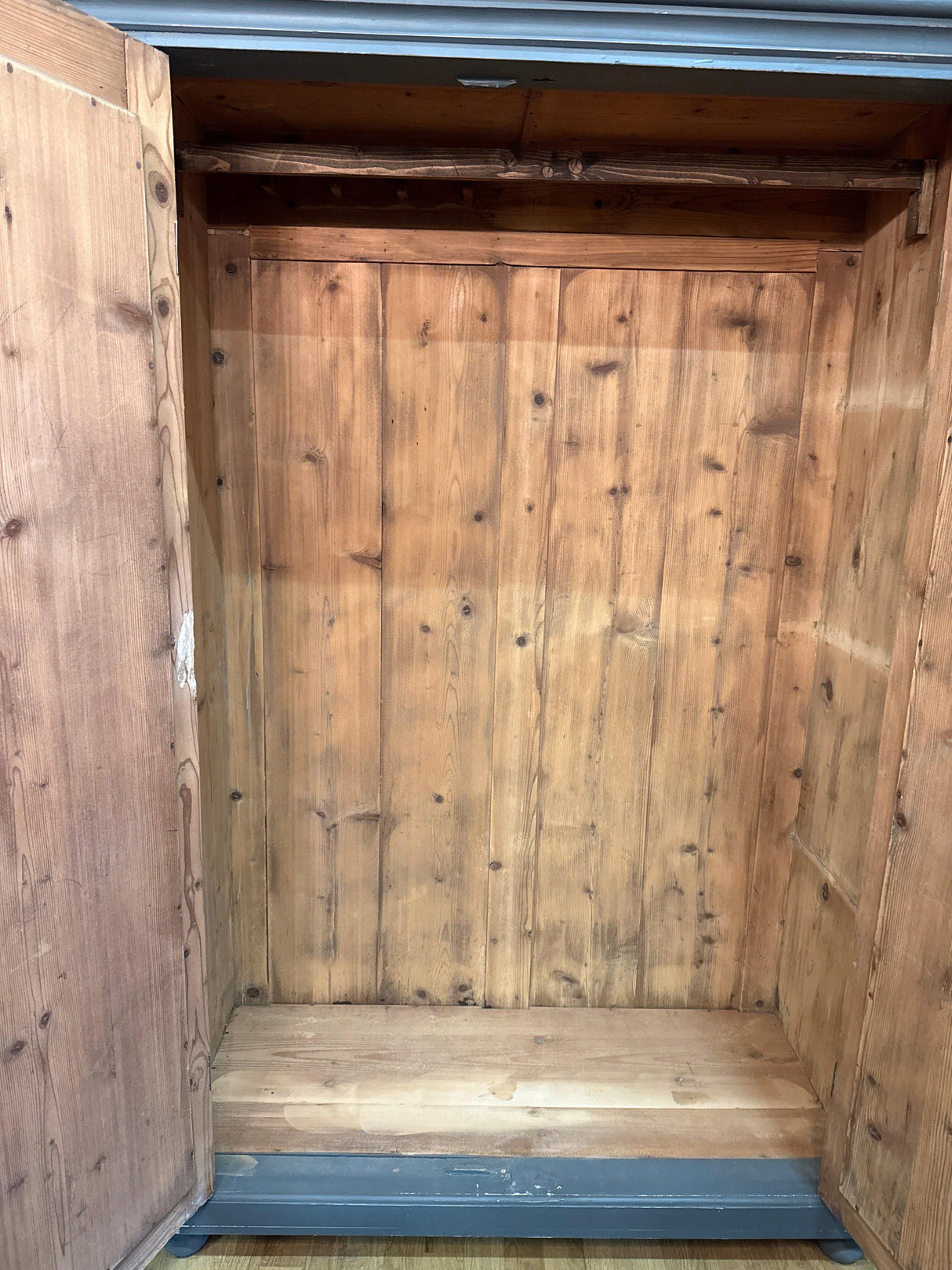 Blue-gray wardrobe