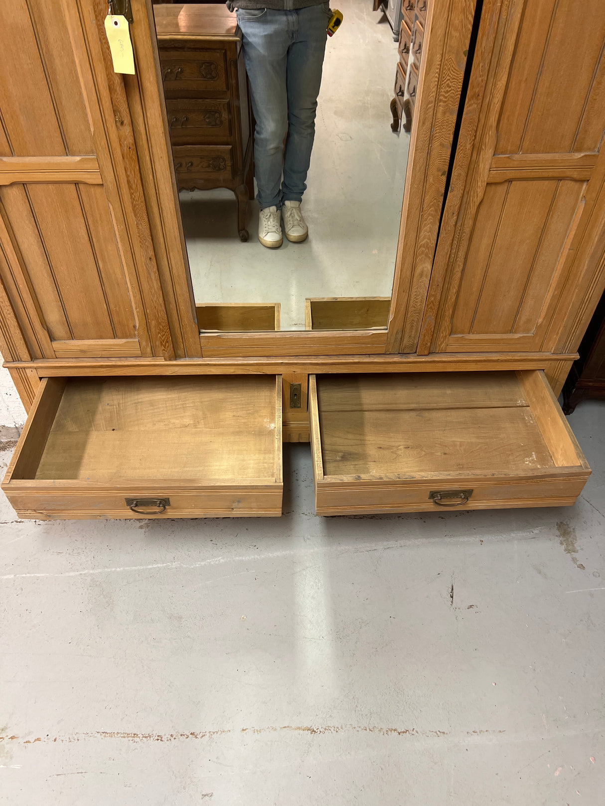 Art Nouveau wardrobe