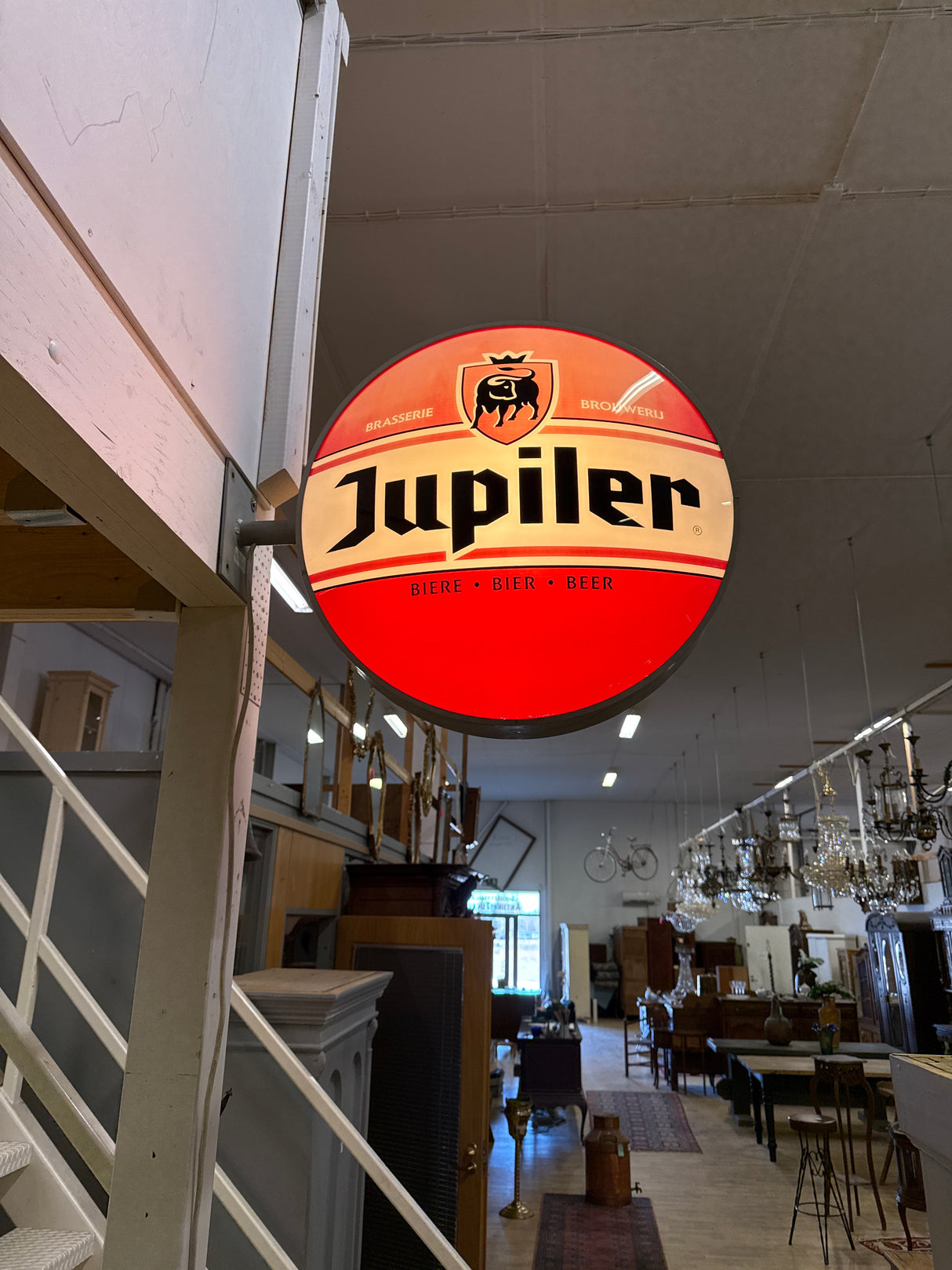 Jupiler neon sign