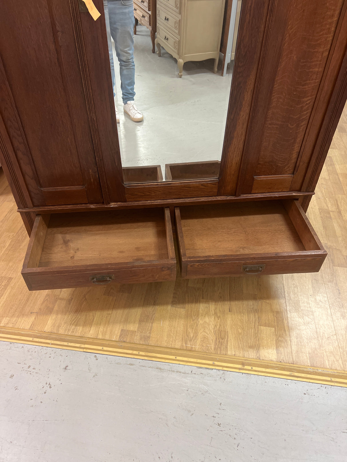 Art Nouveau wardrobe