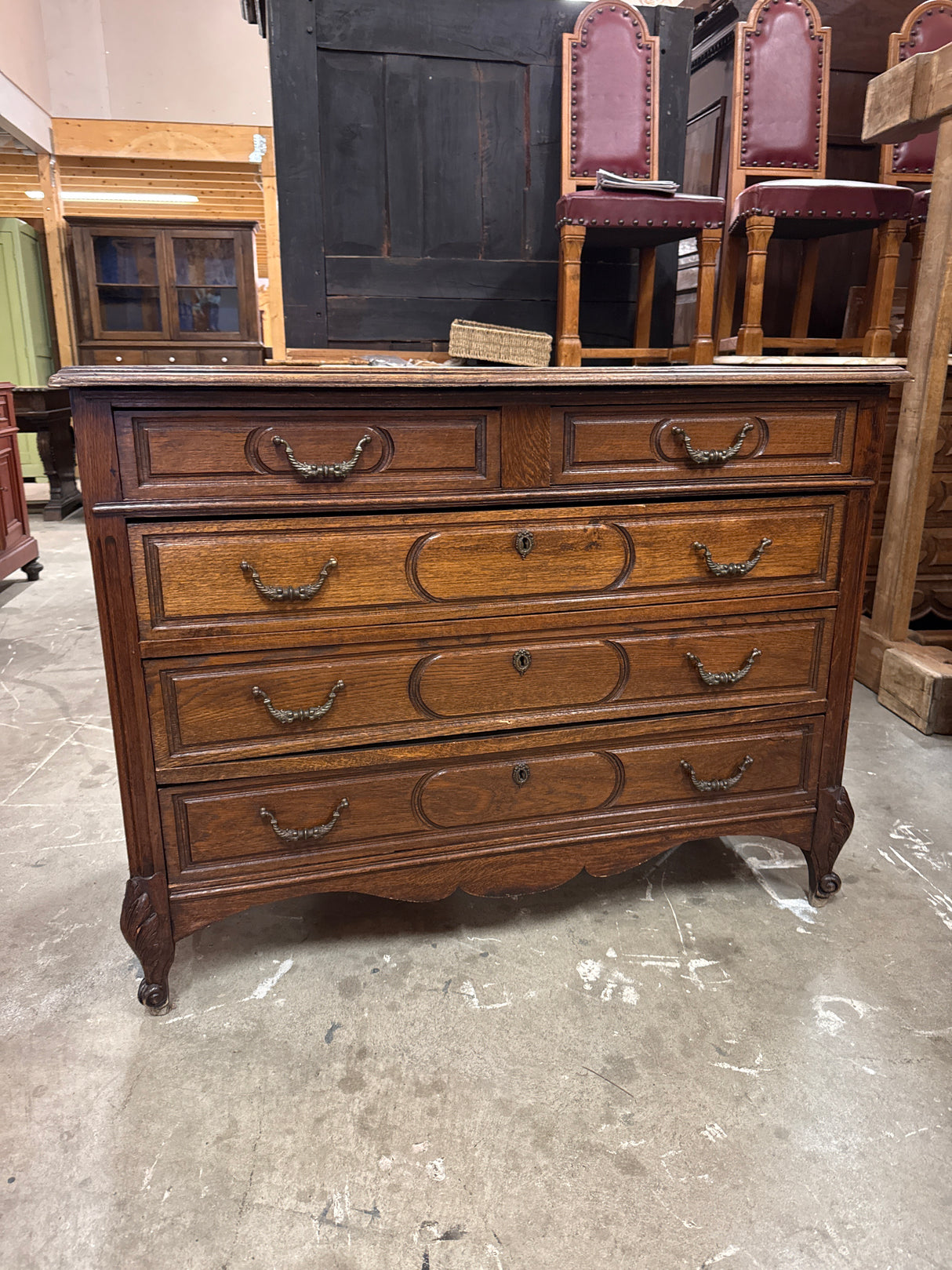 Rokokoo-lipasto L.113cm, S.50.5cm, K.87cm