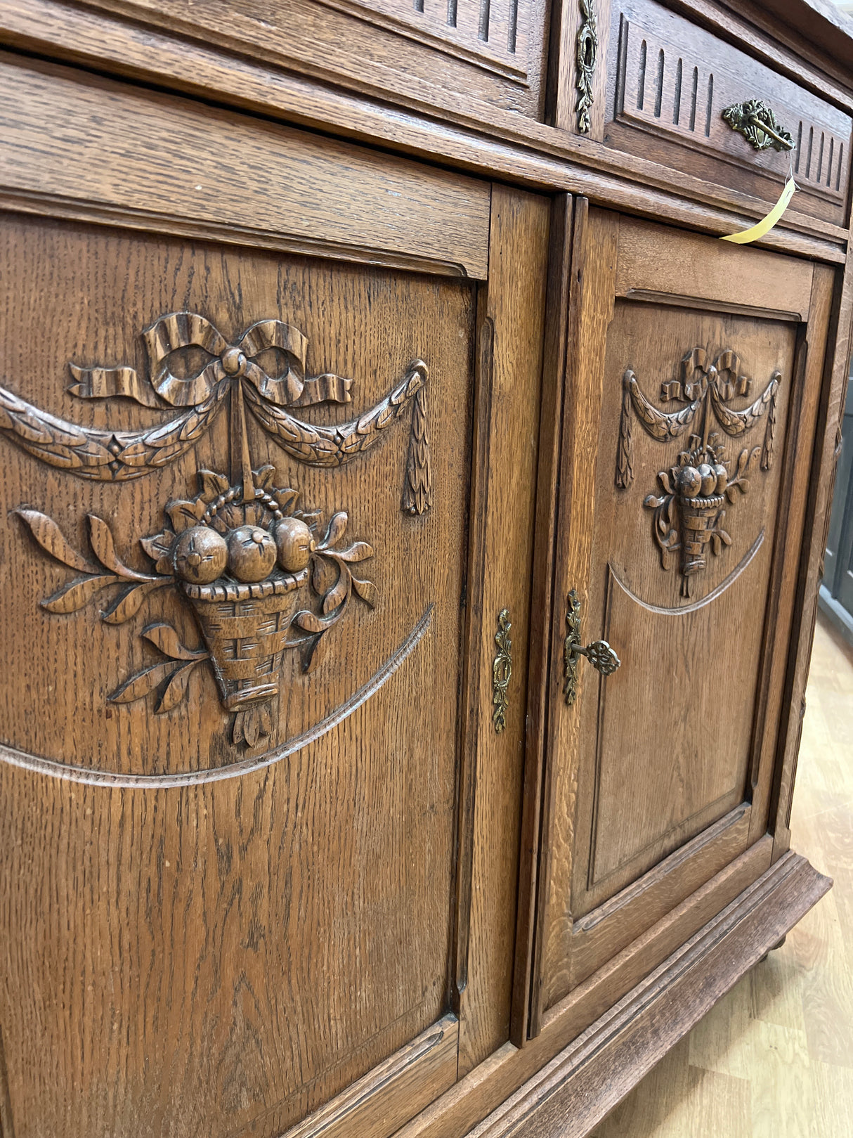 Art Nouveau mirrored sideboard
