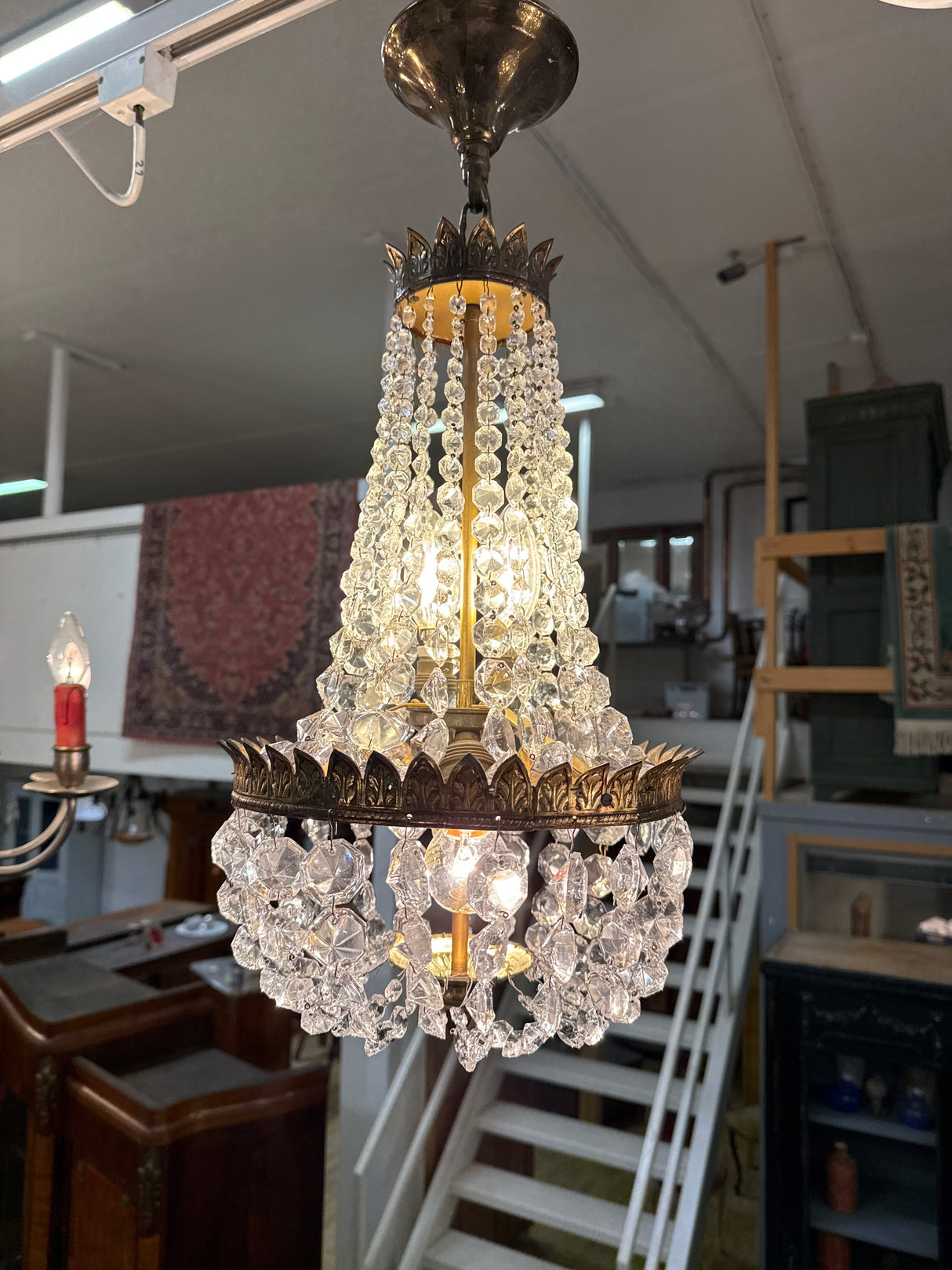 Kaunis empire-pussikruunu K.45cm H.25cm