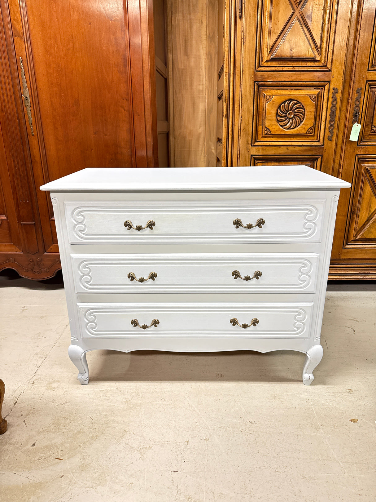 Rokokoo lipasto L. 93.5cm, S.44.5cm, K.76cm