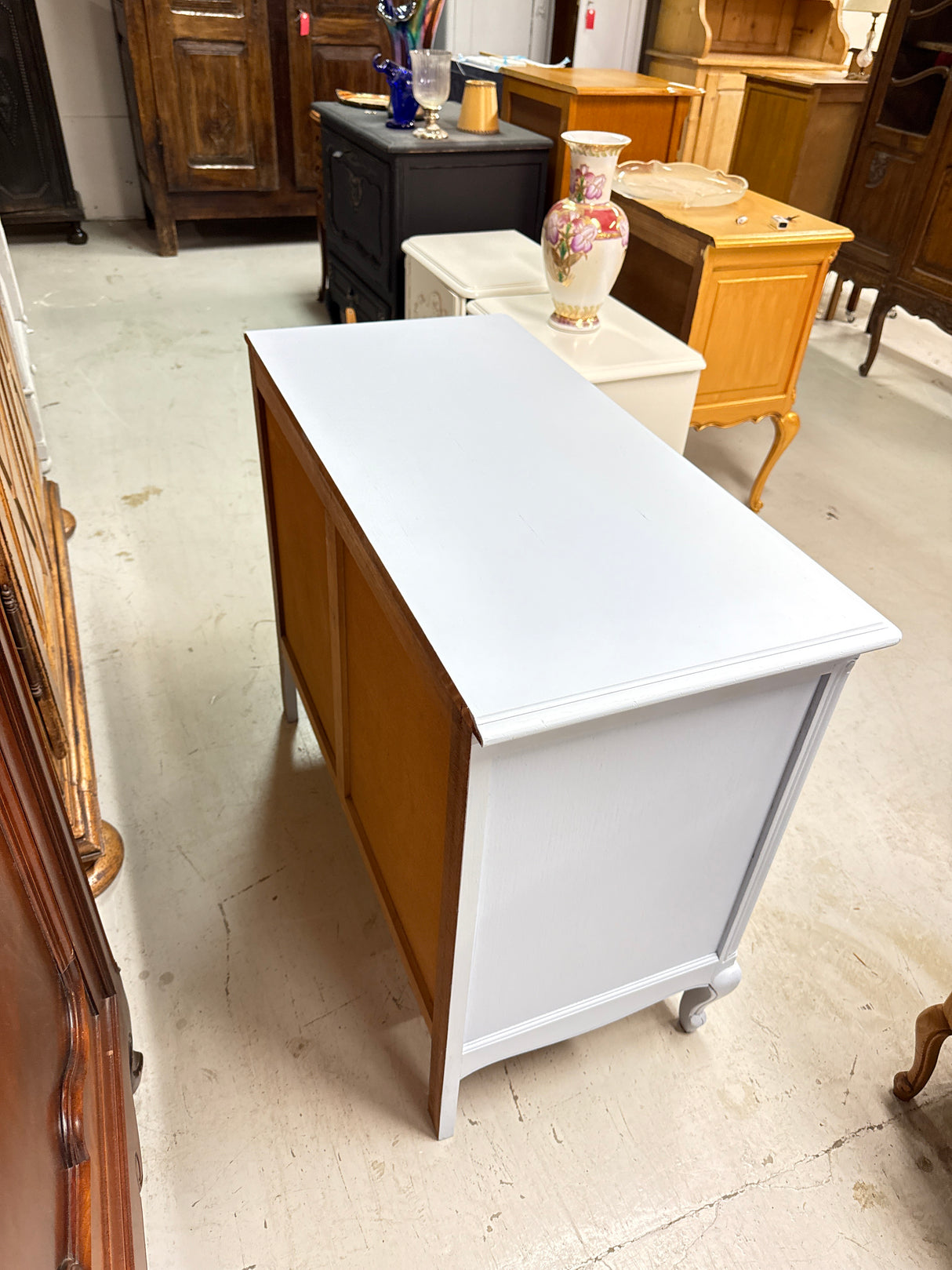 Rokokoo lipasto L. 93.5cm, S.44.5cm, K.76cm