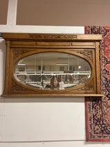 Art Nouveau mirror W. 105.5cm and H. 67cm