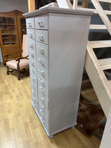 Arkistointi/lokerikko lipasto L. 86,5cm, S. 47cm ja K. 152cm