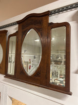 Kaunis peili kääntyvillä sivuilla L.112,5cm ja K. 98cm