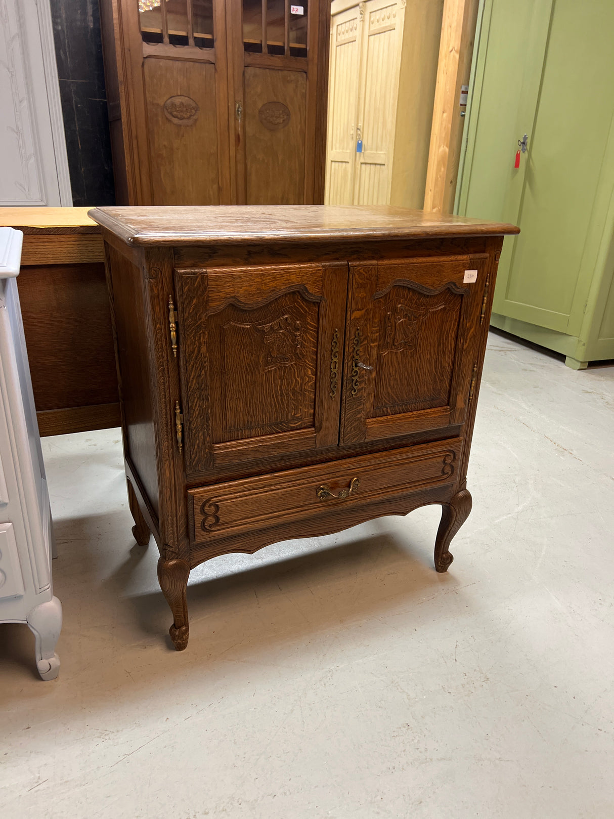 Rococo chest of drawers W. 73cm, D. 44cm and H. 80cm