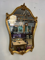 Hieno rokokoo peili L. 53,5cm ja K. 82cm