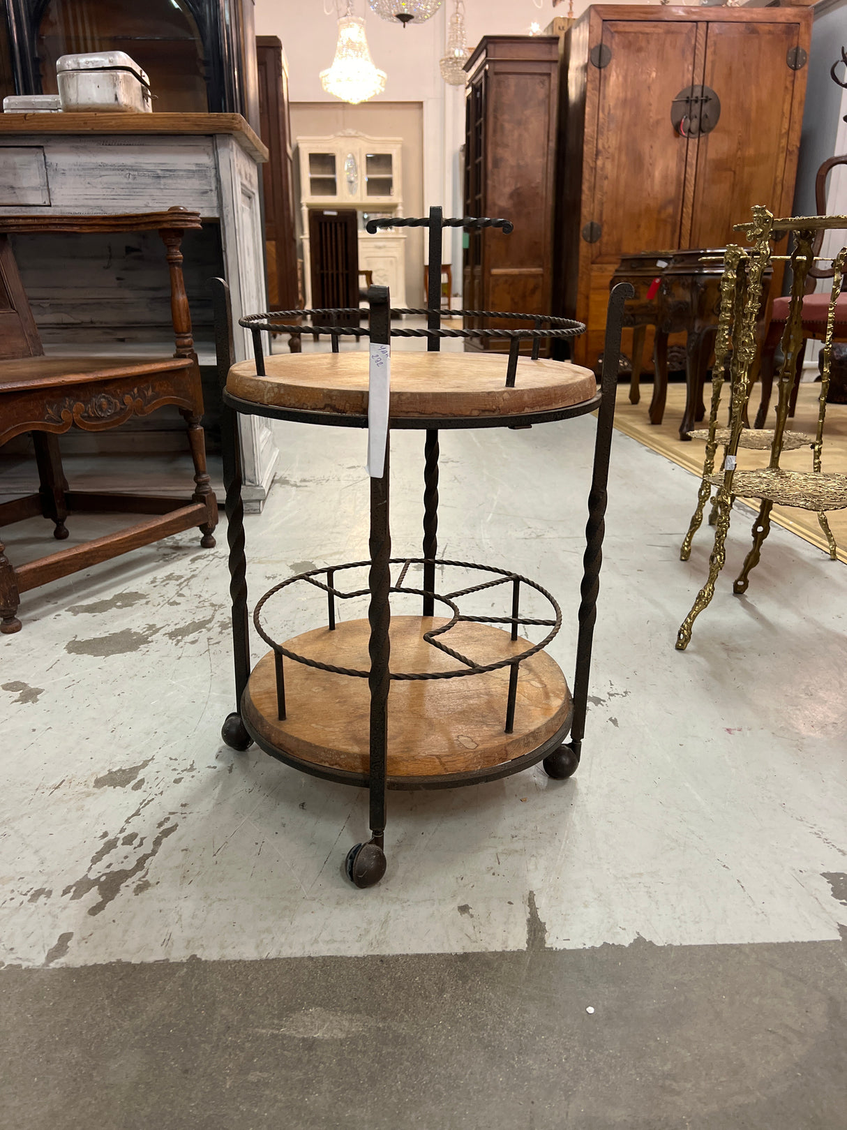 Serving cart