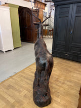 Valurauta kauris. K. 149cm, pituus 82cm ja lev. 35cm