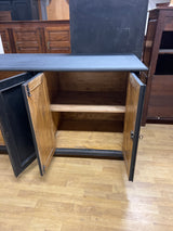 Gorgeous black sideboard/counter/island W.200cm, D.68cm and H. 85cm
