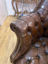 Executive desk chair W. 76cm, D. 76cm and H. 112cm. Seat height 49cm.
