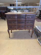 Rokokoo lipasto L. 83,5cm, S. 38,5cm ja K. 79,5cm