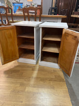 Yöpöytä pari L. 39cm, S. 48cm ja K. 68cm