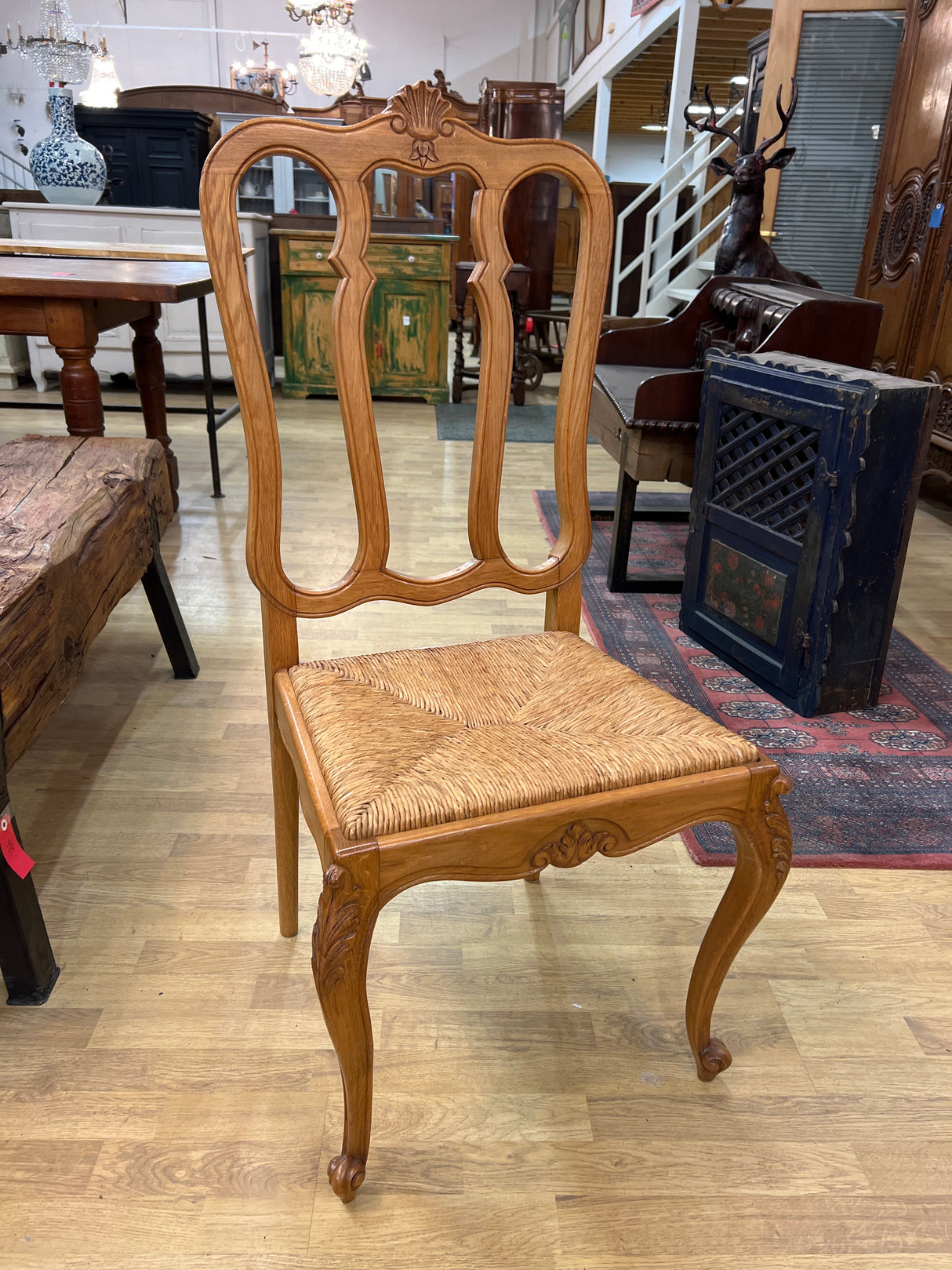 Rokokoo ruokailuryhmä (pöytä + 6 tuolia)