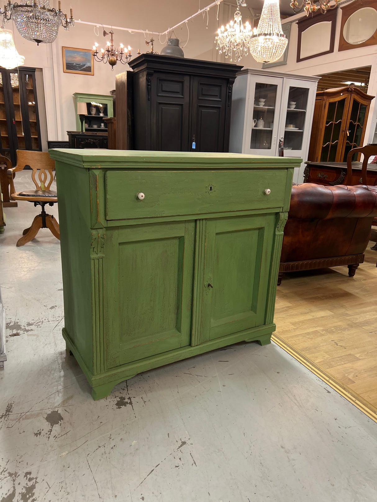 Talonpoikais senkki L. 102cm, S. 49,5cm ja K. 98cm