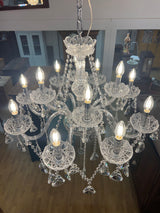 Maria Teresia kristallikruunu Halk. N.70cm ja Kork. N.70cm