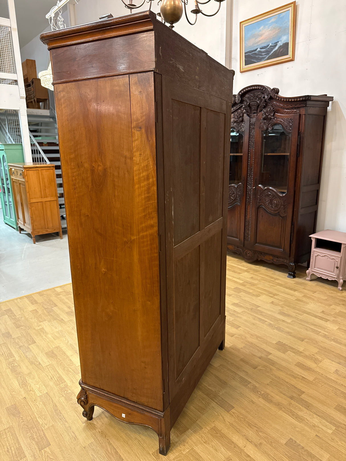 Rokokoo-peilikaappi L.114cm, S.60cm, K.230cm