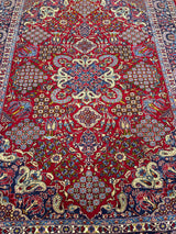 Käsinsomittu villamatto Näjäf abad 408cm x 302cm