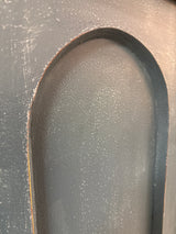 Kaunis sinisävyinen vaatekaappi L.123.5cm, S.59.5cm, K.185cm