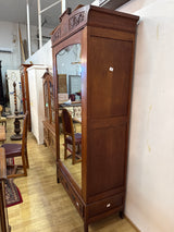 Art Nouveau wardrobe W.114cm, D.50cm, H.226cm