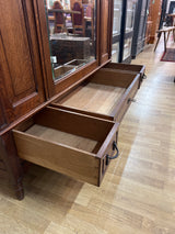 Kaunis tamminen jugend vaatekaappi L. 150cm, S. 57cm ja K. 214cm