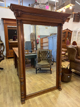Renaissance full-length mirror W. 127cm and H. 185cm.