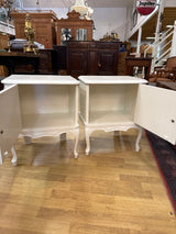 Rococo bedside tables W.48.5cm, D.35.5cm, H.59.5cm