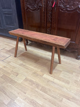 Hieno talonpoikais penkki L. 99cm, S. 26cm ja K. 47,5cm