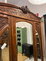 Upea jugend vaatekaappi L. 148,5cm, S. 57,5cm ja K. 219cm