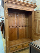 A huge wardrobe, W. 171.5cm, D. 70cm and H. 243cm