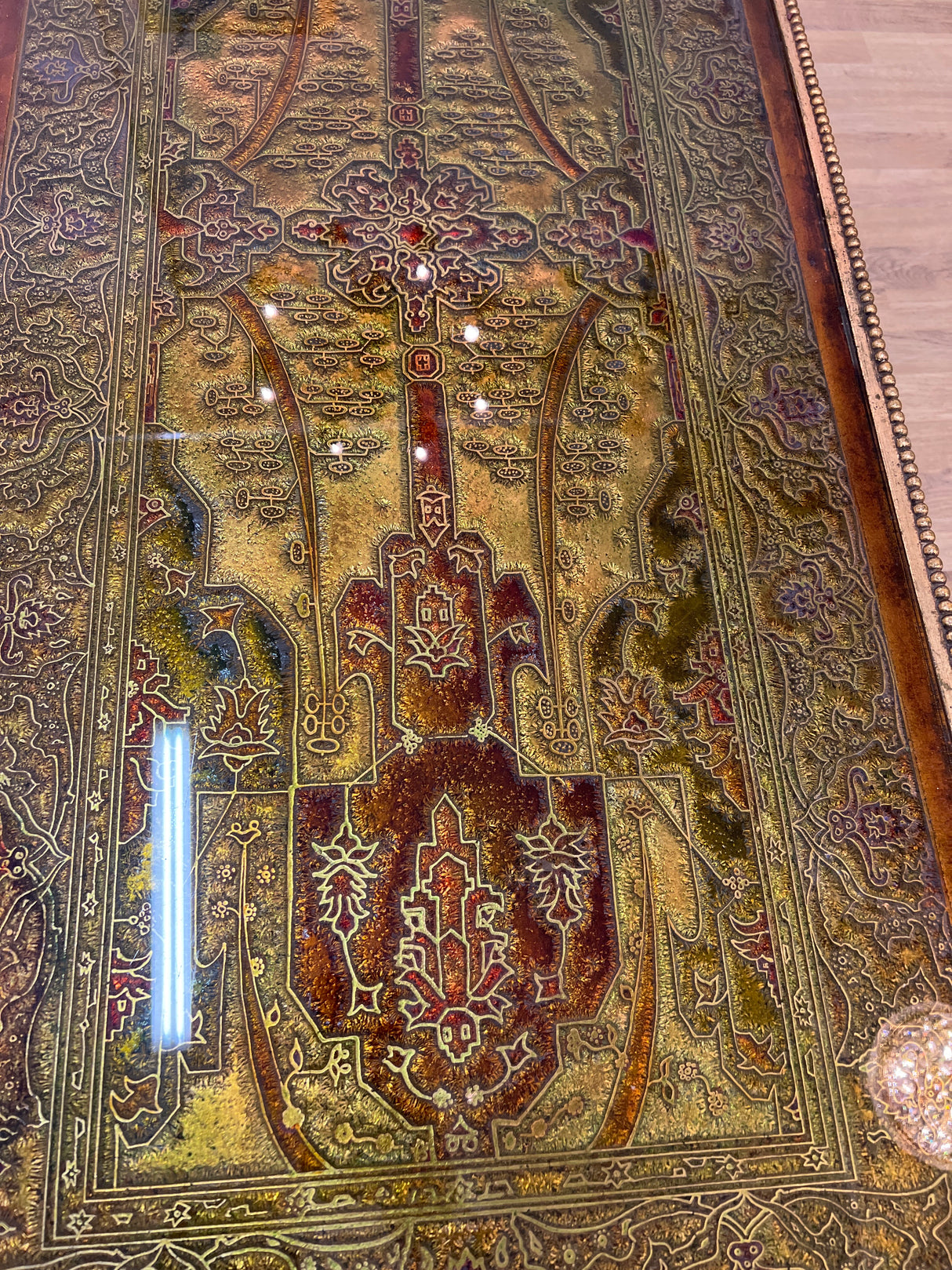 Upea empire sohvapöytä L. 126cm, S. 57cm ja K. 48cm