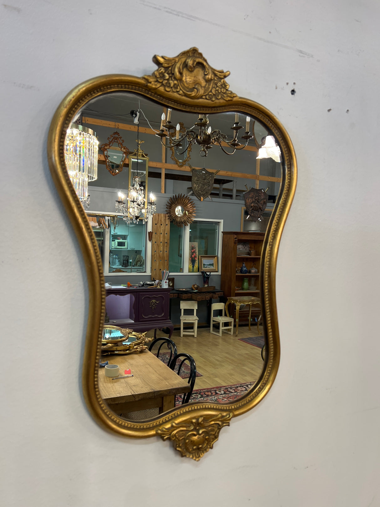 Beautiful mirror W. 46cm and H. 69cm