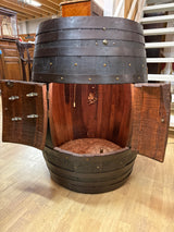 Tynnyri-baarikaappi H.72cm, K.94cm