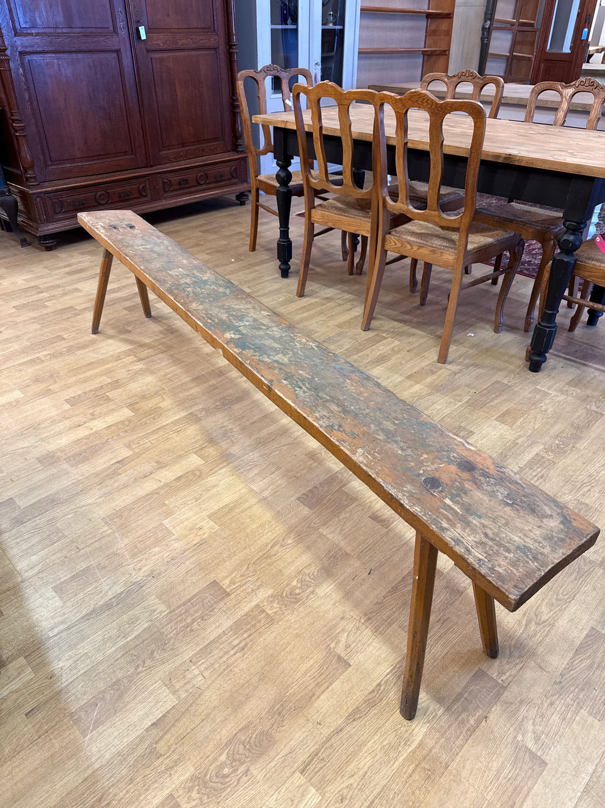 Pirtinpenkki P.224cm, L.23.5cm, K.49cm