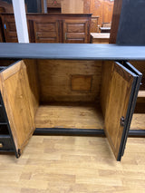 Gorgeous black sideboard/counter/island W.200cm, D.68cm and H. 85cm