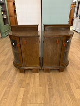 Funkkis/artdeco yöpöydät L.49.5cm,S.33cm,K.77cm