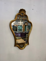 Rococo mirror, W 44cm, H 73cm
