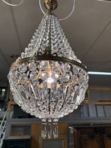 Kaunis empire-pussikruunu K.64cm, H.35cm