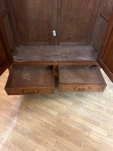 Rokokoo vaatekaappi L. 144cm, S. 57cm ja K. 250cm