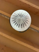 Kaunis empire ”muna” valaisin K.34cm (ilman ketjua), H.18cm