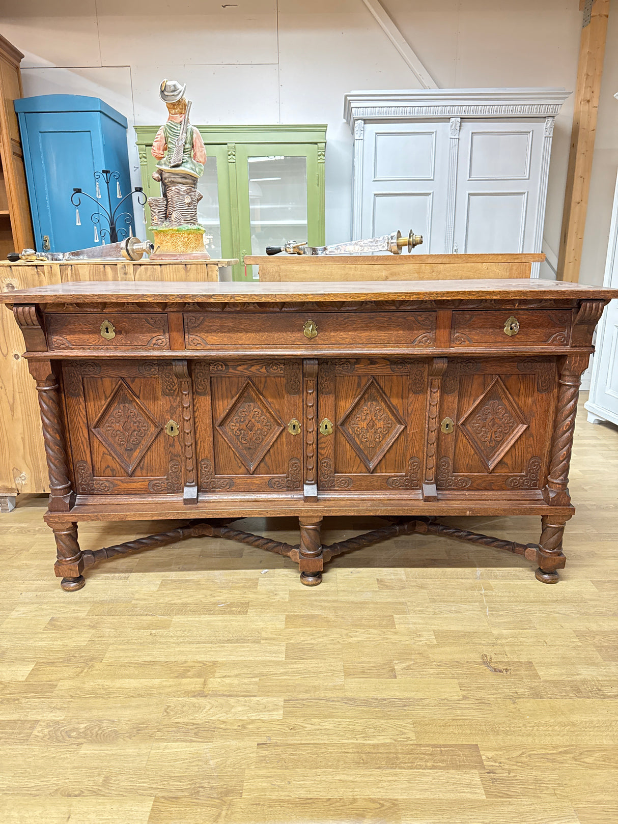 Barokki-senkki L.168cm, S.62cm, K.91.5cm