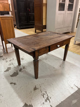 Sohvapöytä laatikolla L. 99,5cm, S. 61cm ja K. 50cm