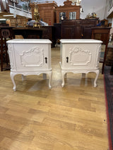 Rococo bedside tables W.48.5cm, D.35.5cm, H.59.5cm